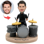 Custom Bobblehead Playing the Drums