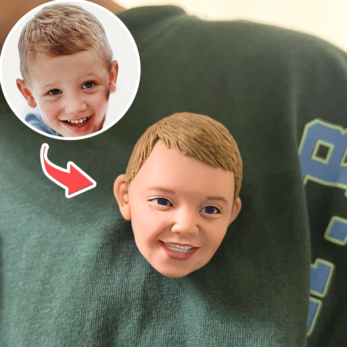 Personalized Customized Kids Badge Bobblehead