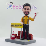 Custom Construction Worker Bobblehead