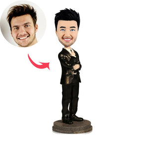 Personalized Gentlemen Custom Bobblehead - BobbleGifts